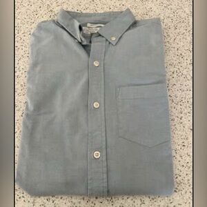 Men’s Old Navy Light Blue Oxford Casual Button-Down Shirt